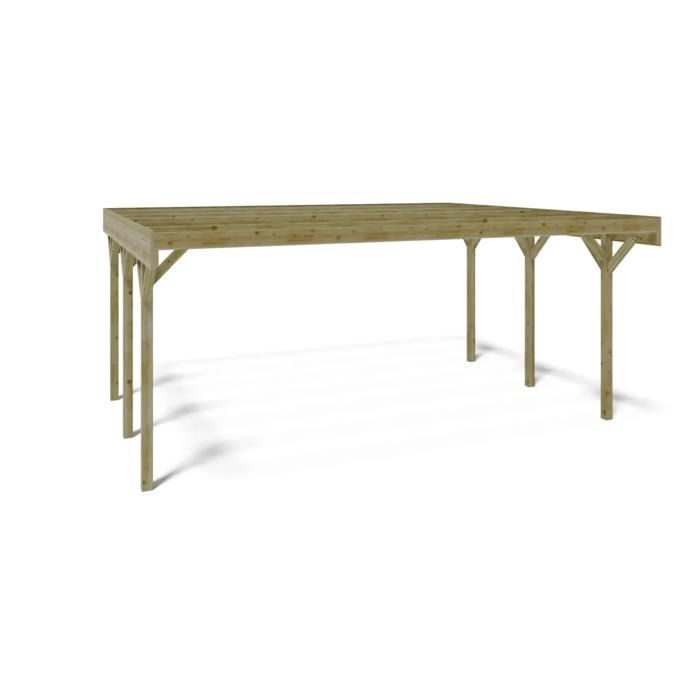 Posto auto coperto, riparo per auto 6,06x5,03 m - 30,48 m2 - CAR5