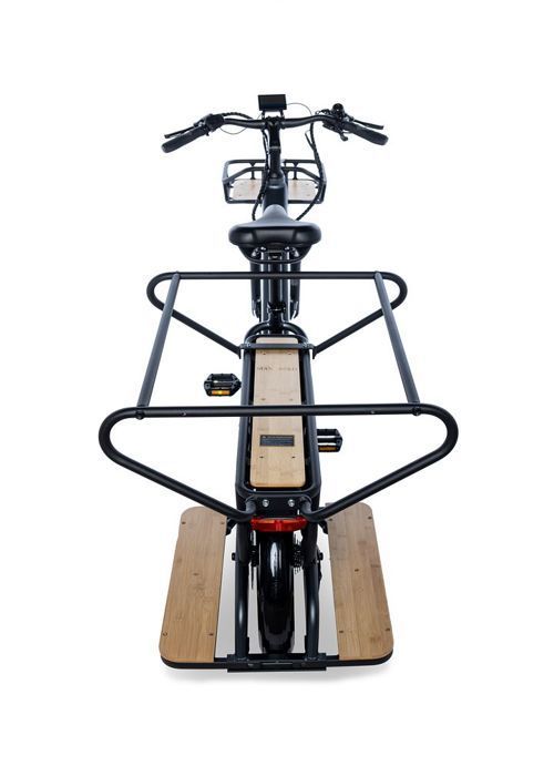 Bicicleta eléctrica Moma Bikes - Longtail - SHIMANO ALTUS de 7 velocidades - Batería de 48 V 13 Ah - Autonomía máxima de 90 km - Frenos hidráulicos - Reacondicionada
