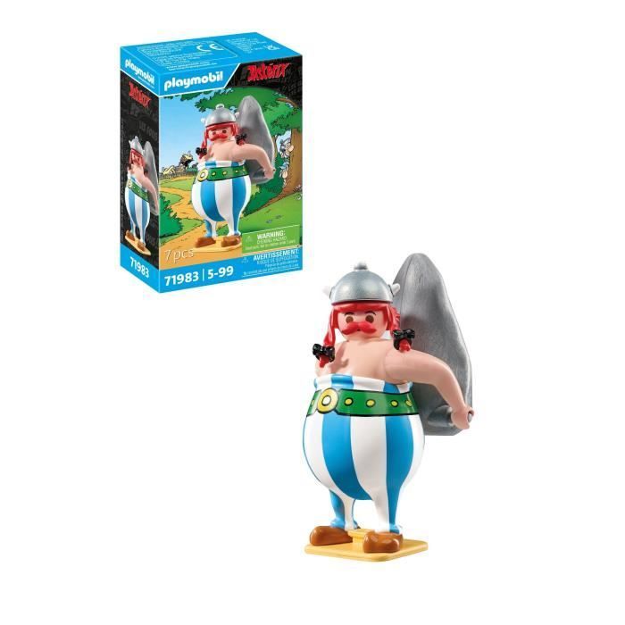 PLAYMOBIL 71983 Obélix et son ménhir, Astérix, Personnages de la BD, Dès 5 ans