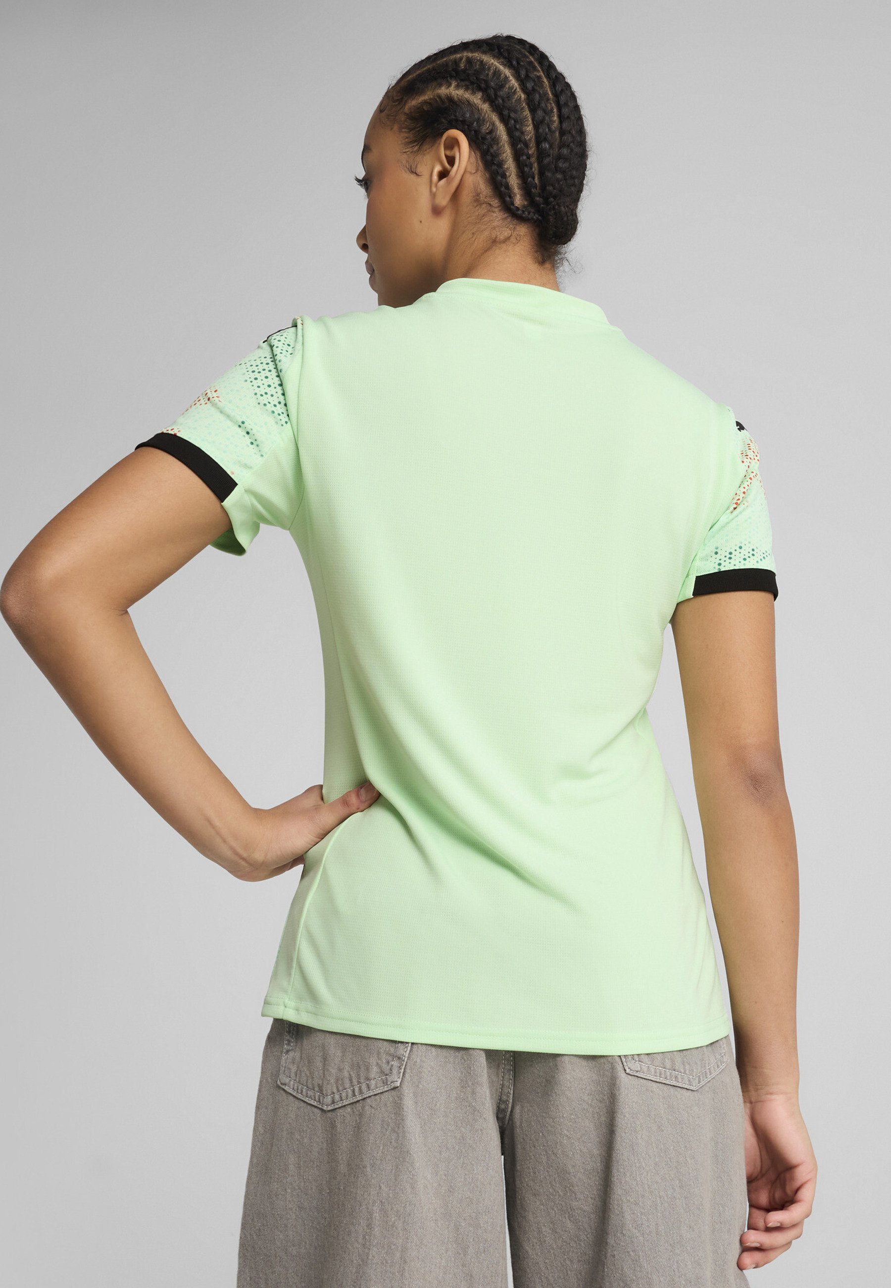 Puma FPF PORTUGAL UIT WN SHERSEY REPLICA W - Kleding van het nationale team - fris mintgroen/zwart