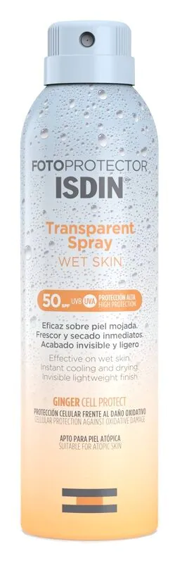 Isdin Fotoprotector Transparent Spray Wet Skin SPF 30