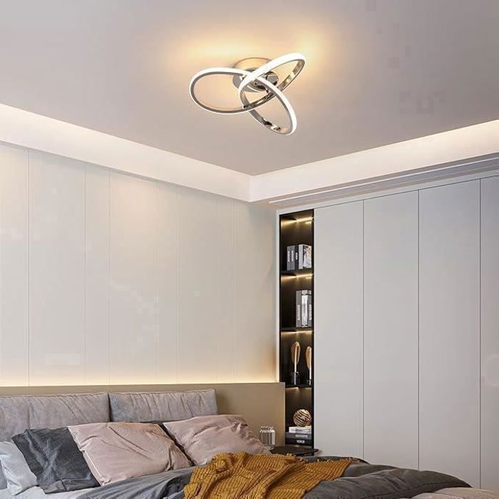 DELIPOP LED Ceiling Light – Chrome – 30W 3000K – 30x10 cm