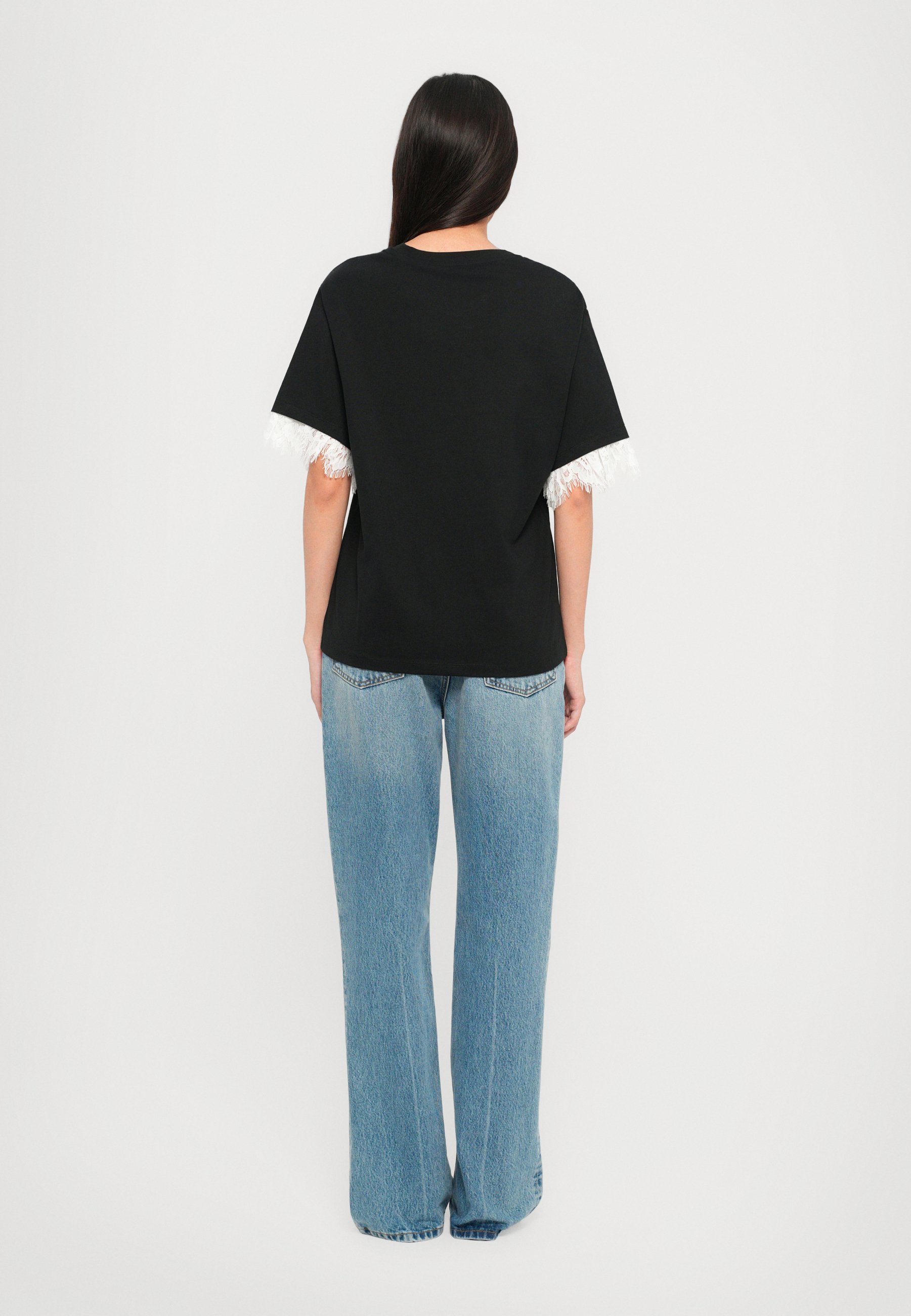 Het Kooples T-shirt met print - zwart