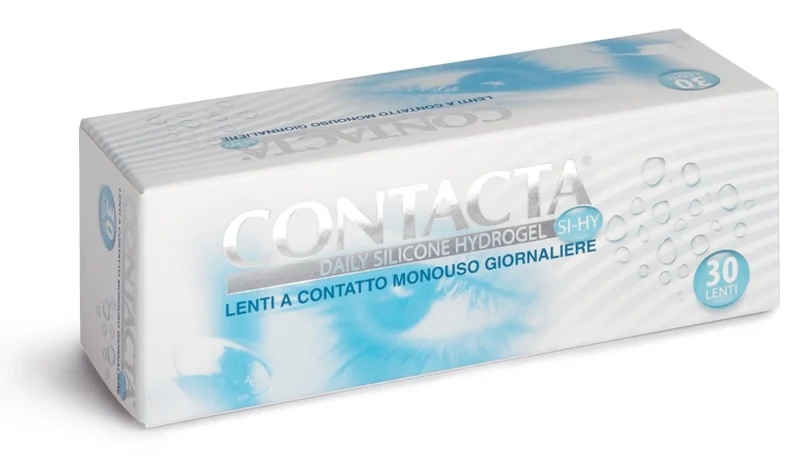 CONTACTA Tageslinsen aus Silikon-Hydrogel, Dioptrien -3,50, 30 Linsen, Tageslinsen bei Kurzsichtigkeit