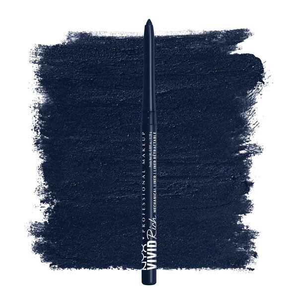 NYX Professional Makeup Vivid Rich 14 Sapphire Bling mechaninis akių kontūro pieštukas