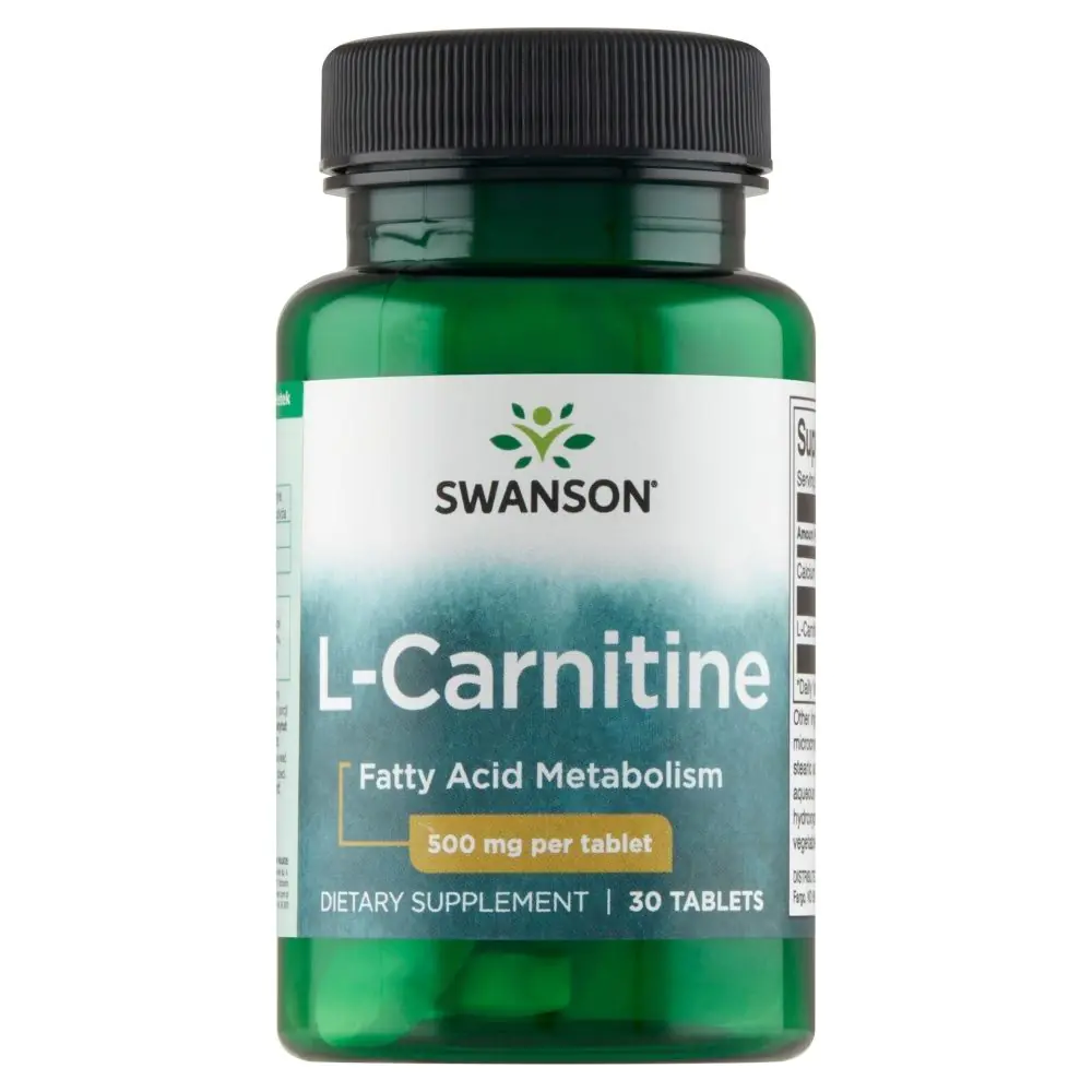 Swanson L-Karnityna tabletki 500 mg 30 Tabletek