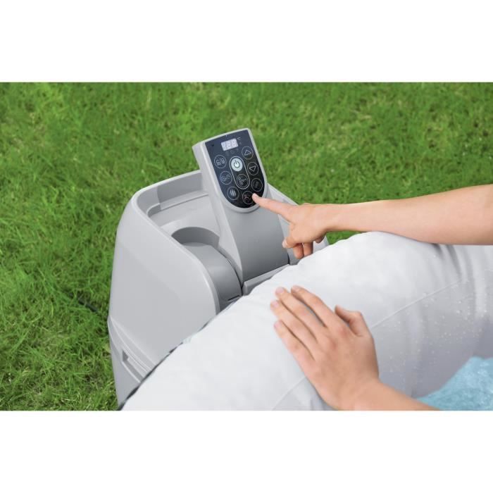 BESTWAY inflatable spa - Lay-Z-Spa Aruba - 170 x 66 cm - 2 to 3 person capacity - Round (Includes: cover, cartridge and diffuser)