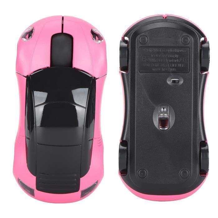 Mouse per laptop - VVIKIZY - Forma Smart Car - Ergonomico - 2.4G - Rosa