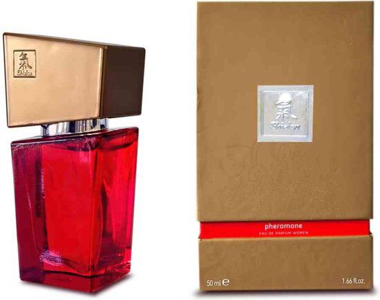 Parfum Shiatsu cu Feromoni pentru Femei Roșu