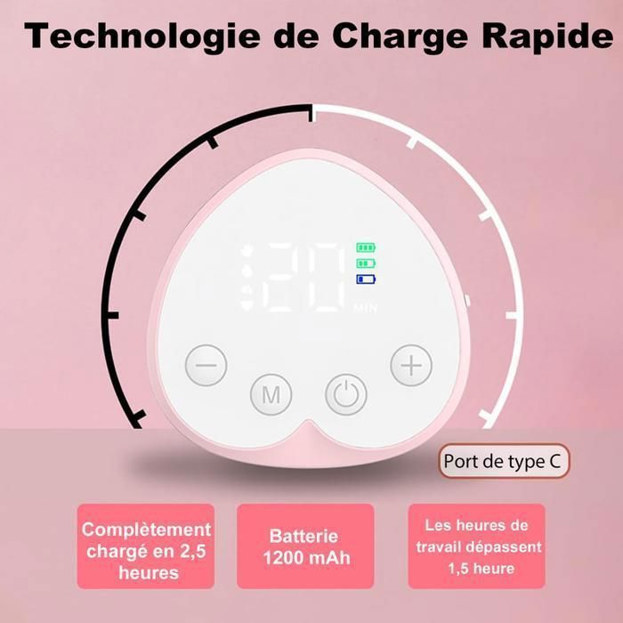 BYONDSELF Electric Breast Pump, 2-Pack, 4 Modes, 12 Levels, 210ml Capacity, Quiet Operation, LED Display, with 10 Milk Storage Bags