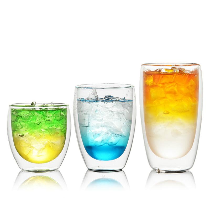 Dänemark Bodum Doppelwandiges Weinglas Cocktailbecher Bar Café Tee Kaffee Eiscreme Dessert Milchbecher Kaltisolierung Bicchieri