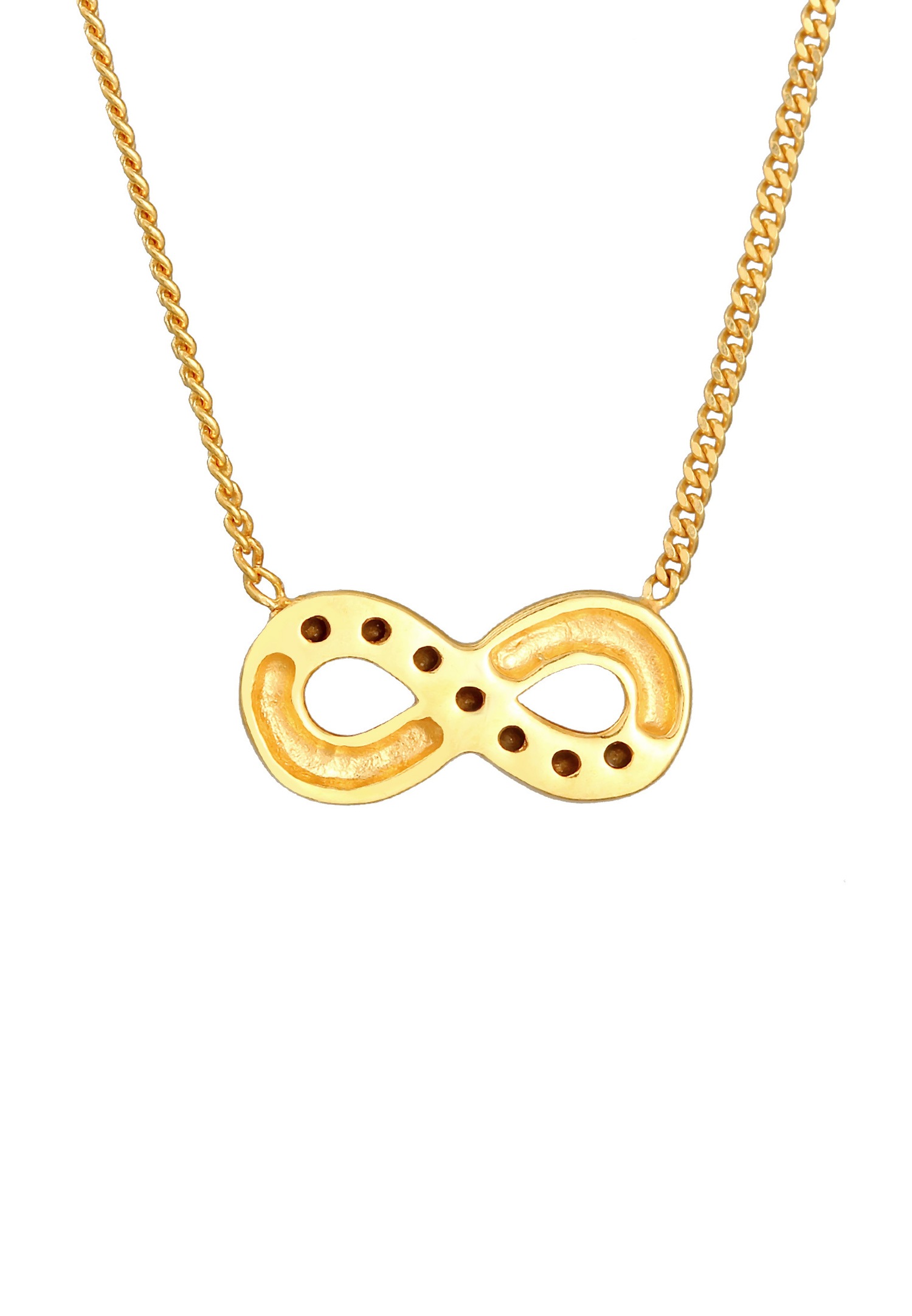 Elli Femmes pendentif symbole de l'infini avec cristaux en argent sterling 925