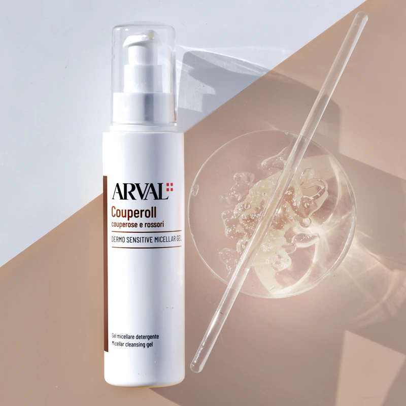 Gel Micelar Arval Couperol Dermo Sensitive: gel de limpeza micelar para pele sensível com tendência a manchas.