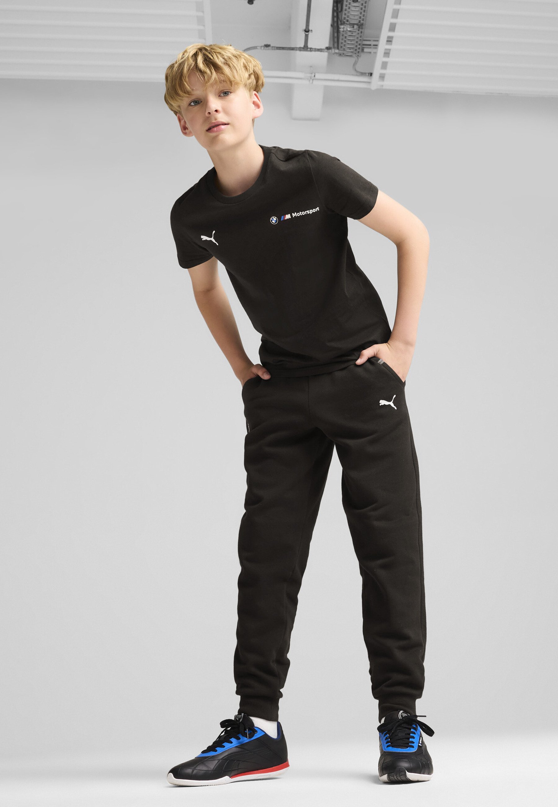 Puma LOGO T-shirt unisex - T-shirt met print - zwart