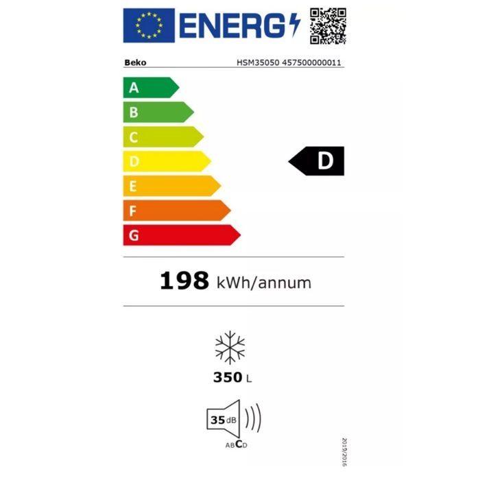 Beko Congélateur coffre 155.5cm 350l - HSM35050