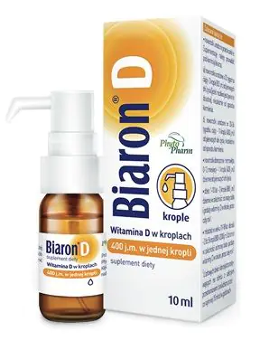 Bioaron D, Witamina D 400 j.m. dla niemowląt, dzieci i dorosłych, Krople