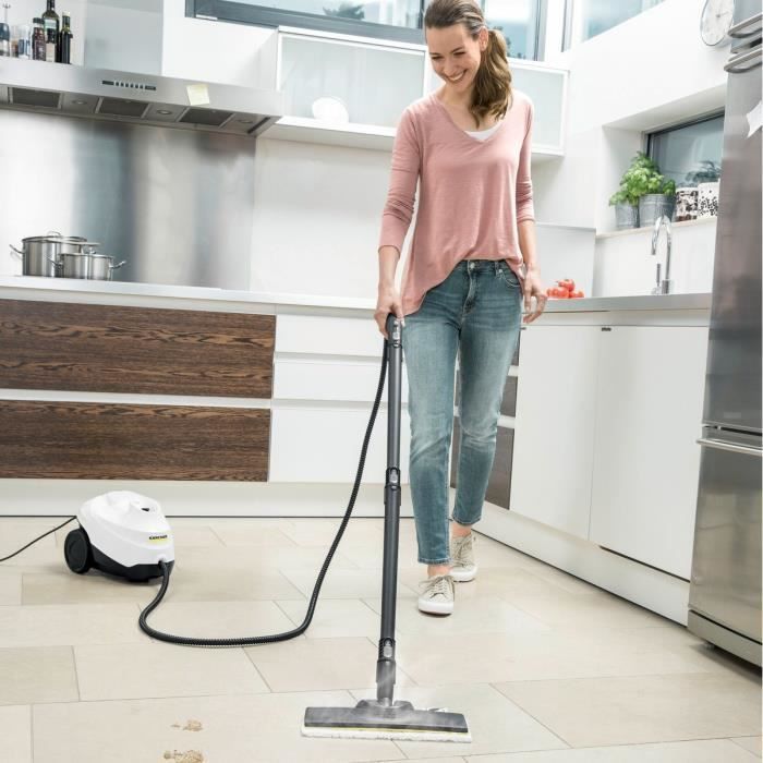 KARCHER SC 3 Easy Fix - Nettoyeur vapeur - 1900 W - 3,5 bars - autonomie illimitée - Elimine jusqu’à 99.99 % des virus bactéries