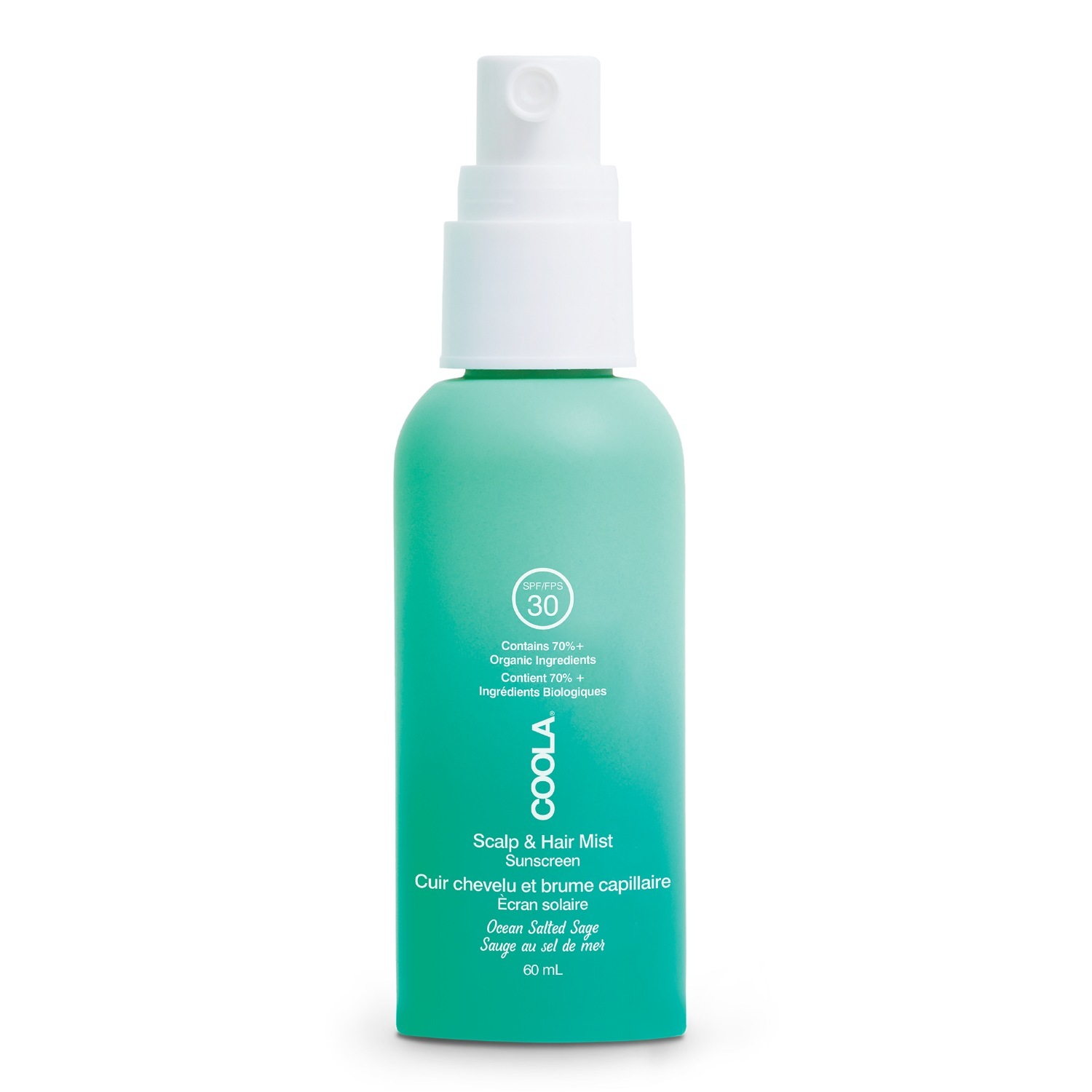 Coola UV lak za lase Classic SPF 30 organski lak za lasišče in lase - 59 ml