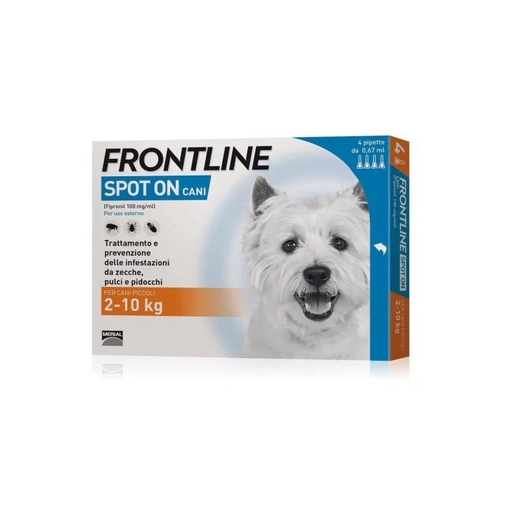 FRONTLINE Frontline Spot-On für Hunde, 4 Pipetten, 210 kg