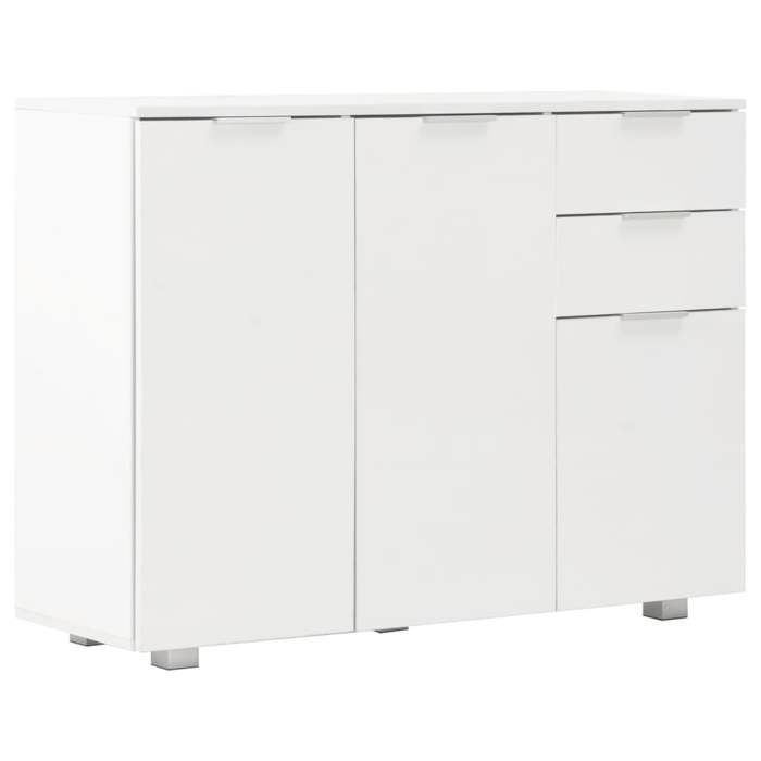 vidaXL Hoogglans wit buffetkast 107x35x80,5 cm 283718