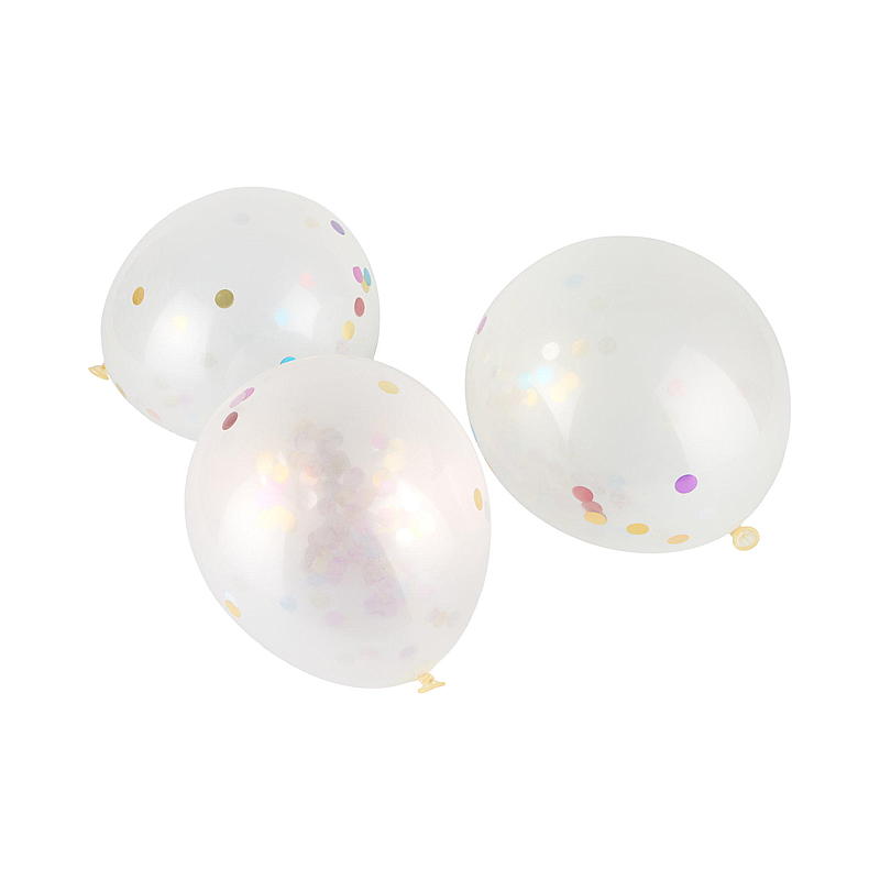 Giform ballonger 30 cm 6 st konfetti