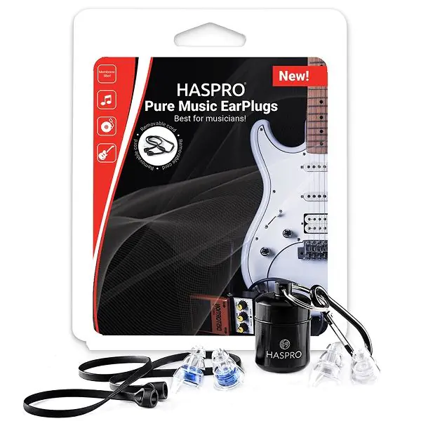 Haspro Pure Music Universal, Zatyczki do uszu, Kolor niebieski
