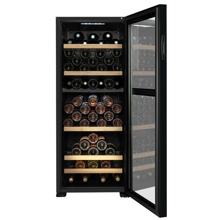 CEPAGE108DZ dual-zone wine cellar, 108 bottles, adjustable temperature, Vinotag connected, modern design, 38 dB