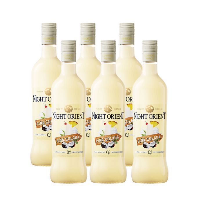 6x Night Orient Pina Colada 70 cl - carton de 6 bouteilles