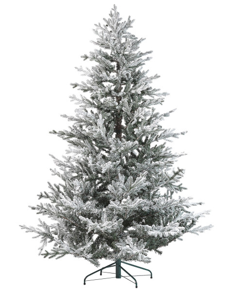 Choinka sztuczna ośnieżona 210 cm biała