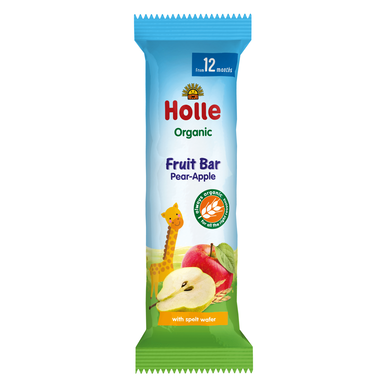 Holle Luomu omena-päärynäpatukka, 12 kuukautta, 25 g