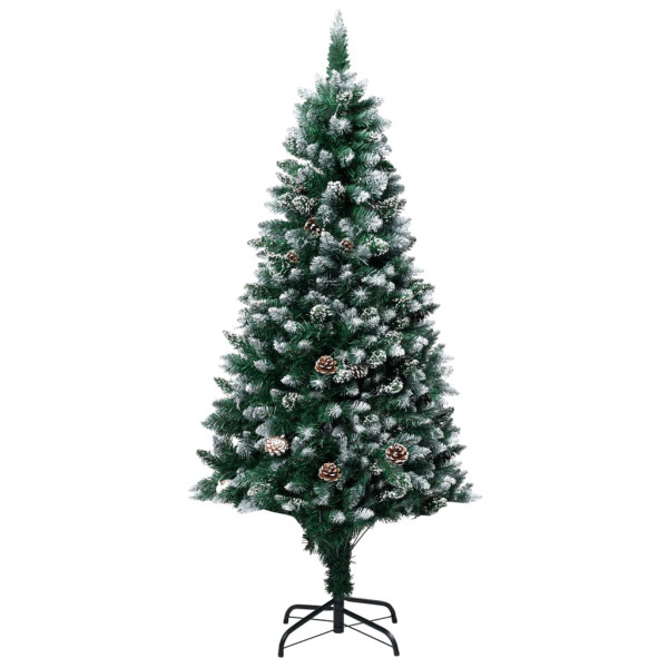 VidaXL Sztuczna choinka Zielony 150 x 93 cm