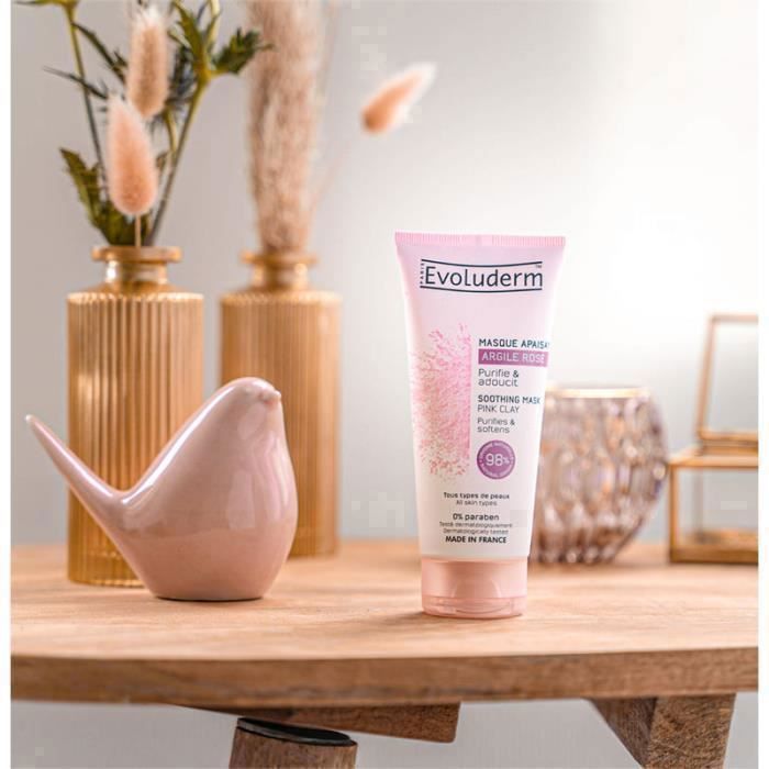 EVOLUDERM - Coffret Soin Visage Peaux Sensibles - Box Flower - Idéal cadeau Noël, Anniversaire, Fête des Mères