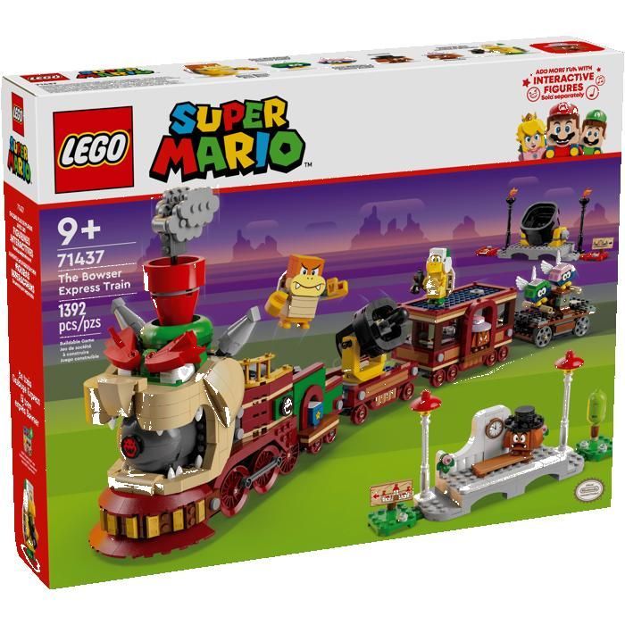 LEGO Super Mario 71437 Bowser's Express Trein Cadeaus Speelgoed Verzamelobjecten 9+