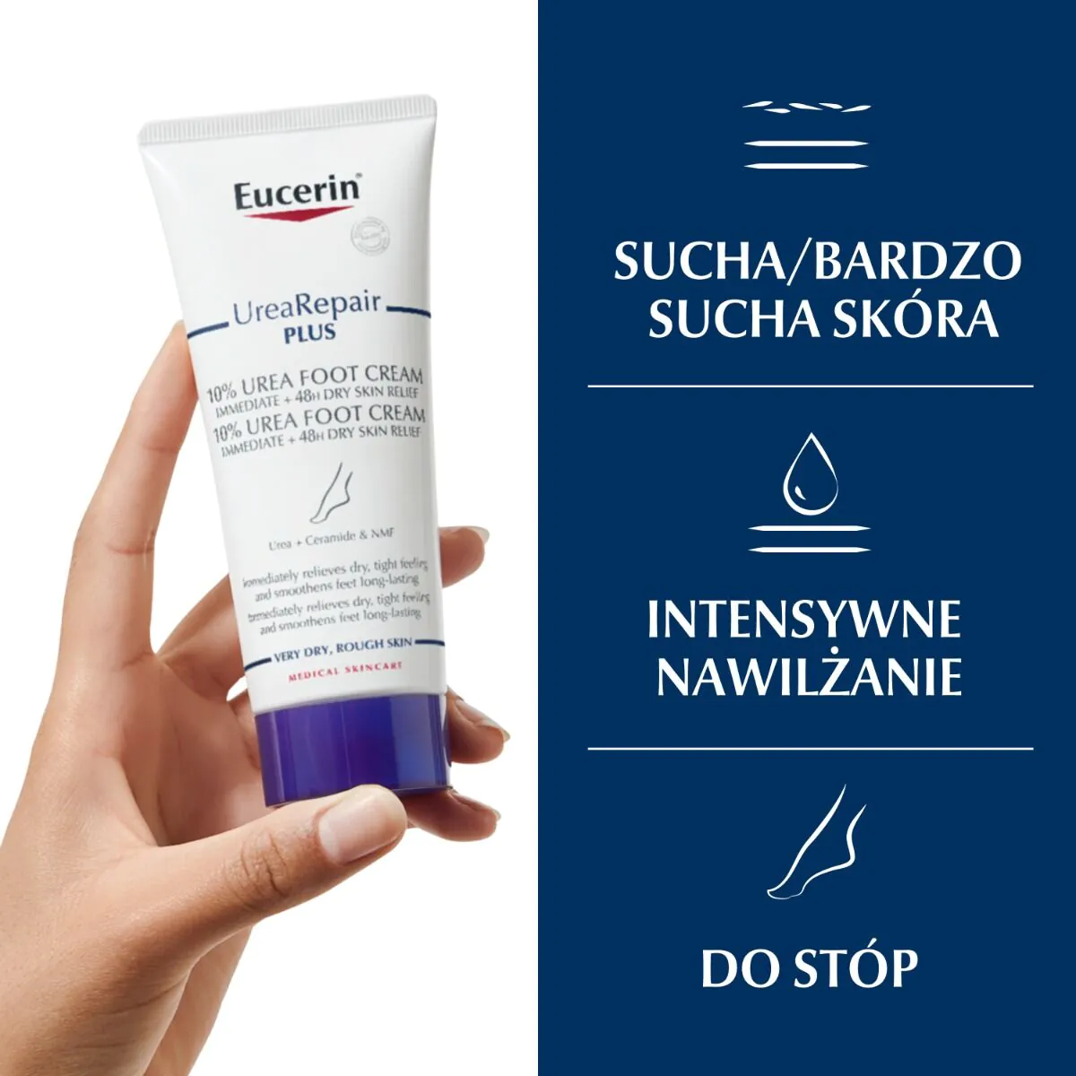 Eucerin Urarepair Plus Regenerujący krem do stóp z 10% mocznika