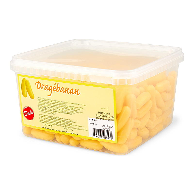 KnallGoodt Dragé banan 1,5 kg