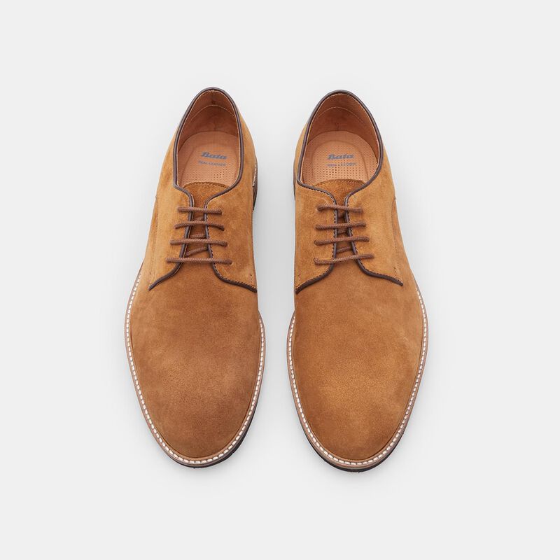 BATA herenschoenen met suède vetersluiting