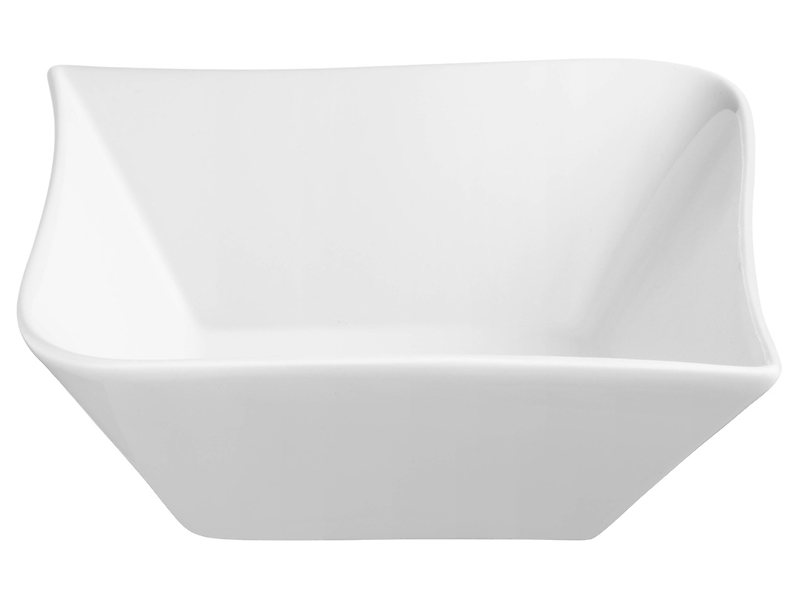 Salaterka Fala porcelanowa 400 ml biała