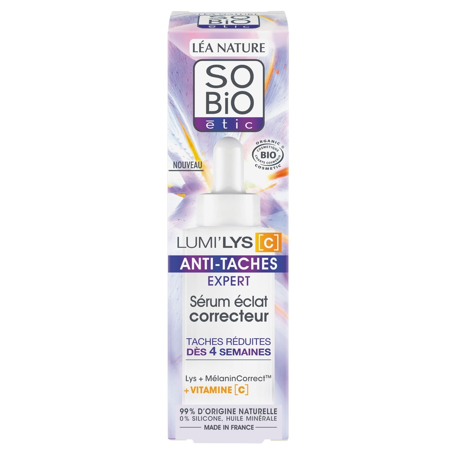 SO BiO étic Sérum éclat correcteur Anti-Tâches, Lumi'lys [C]