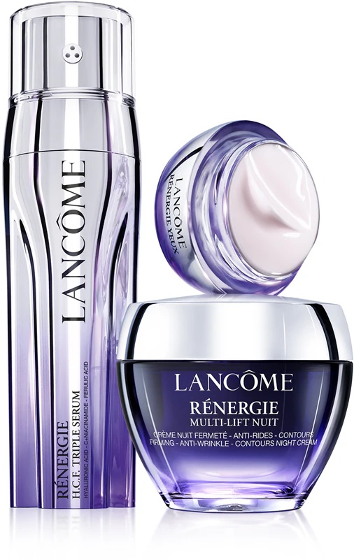 „Lancôme Rénergie Nuit Multi-Lift“ stangrinamasis ir raukšles mažinantis naktinis veido ir kaklo kremas