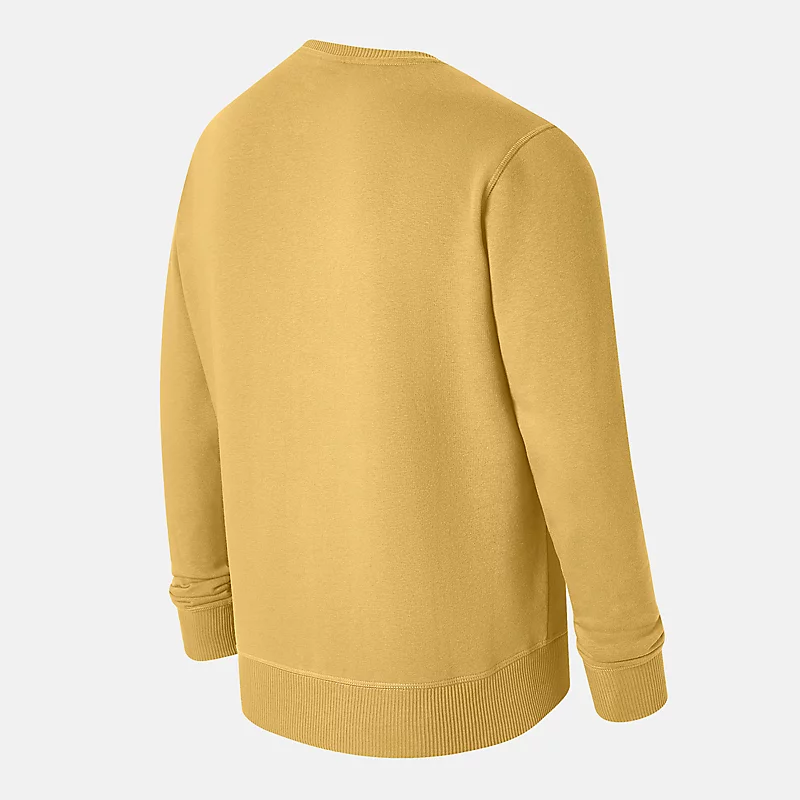 NB heren sweatshirt met klein logo en ronde hals – GOLDEN HOUR