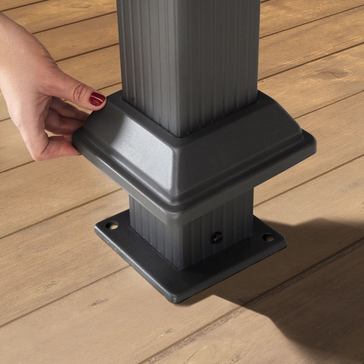 TOOLPORT 3x4 m, Tonnelle de jardin, Sunset Deluxe, toit rigide