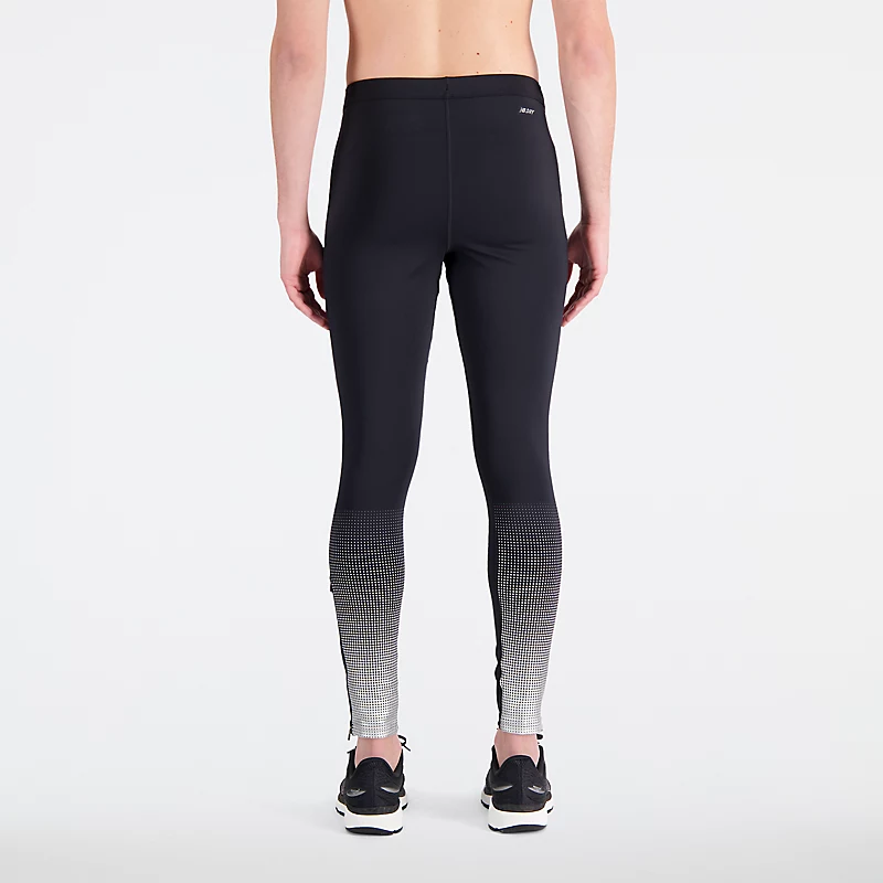 Homme Reflective Accelerate Tight - CZARNY METALIK
