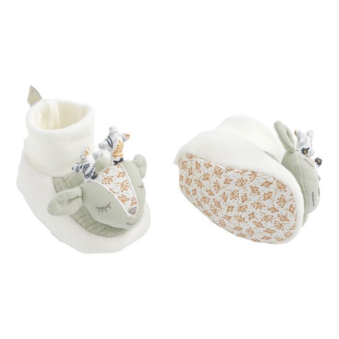 Botines de terciopelo para bebé - ¡VAMOS A PASEAR!