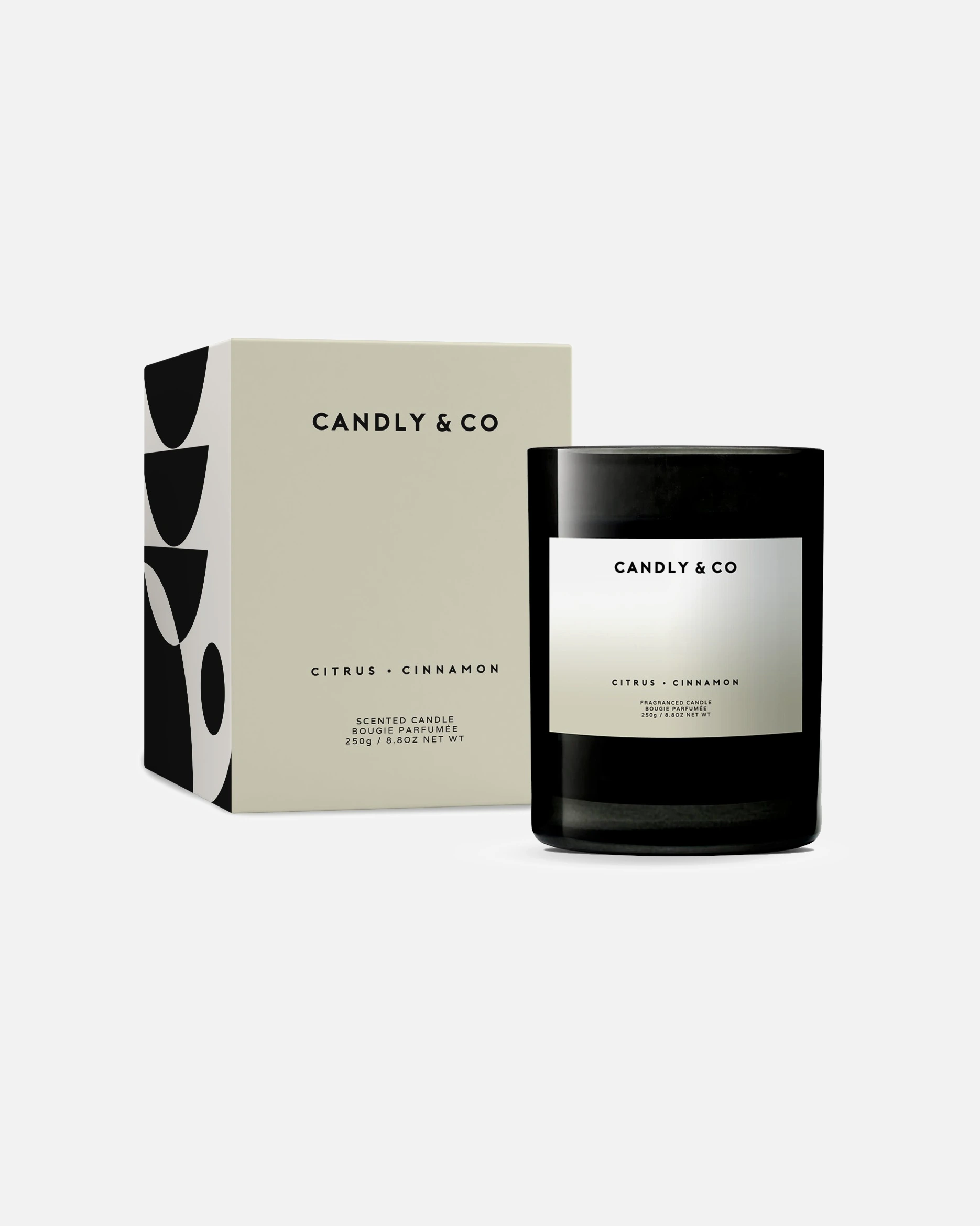 Candly&Co Bougie No.3 Agrumes, Cannelle