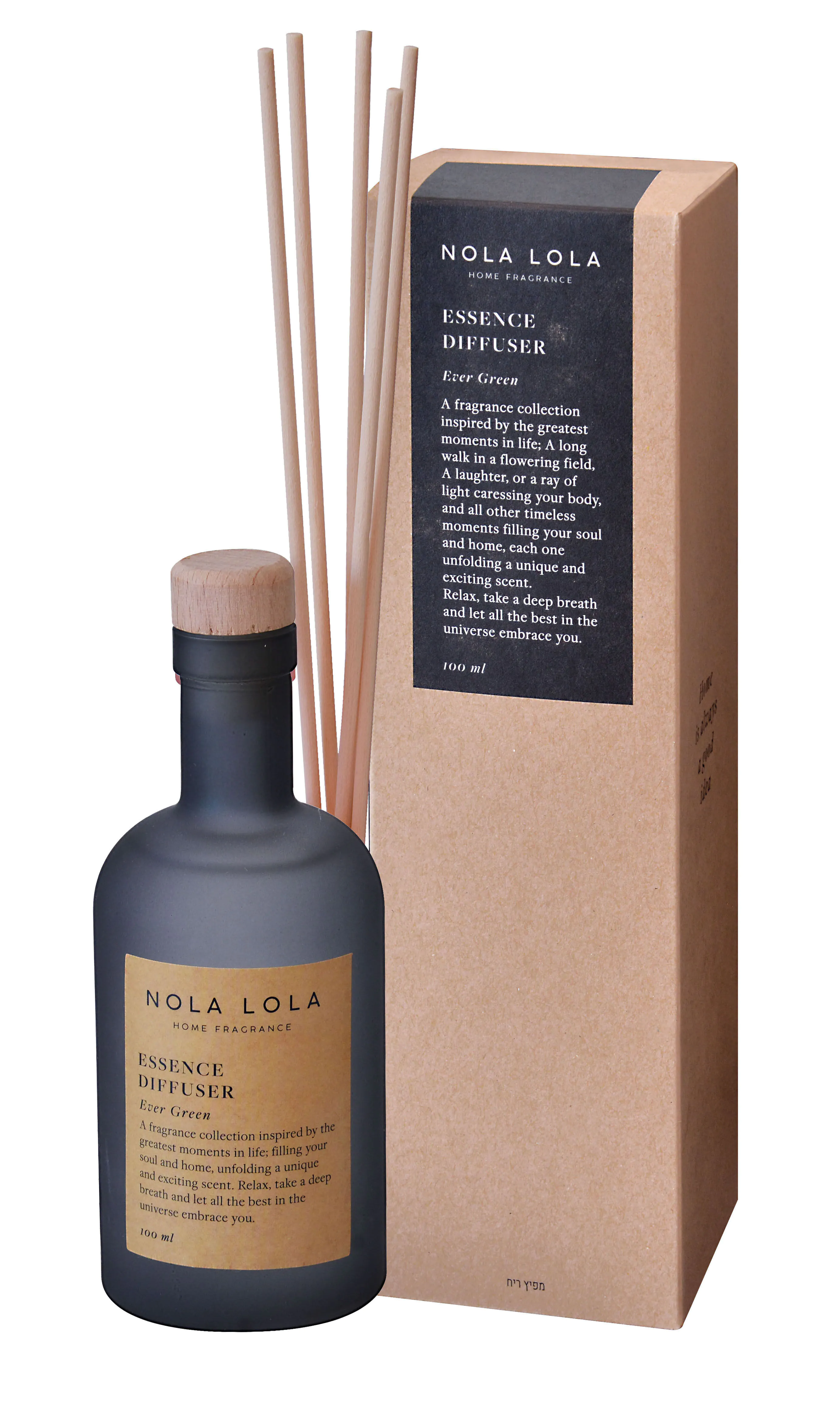 Nola Lola Ever Green Dyfuzor zapachowy z patyczkami, 100 ml