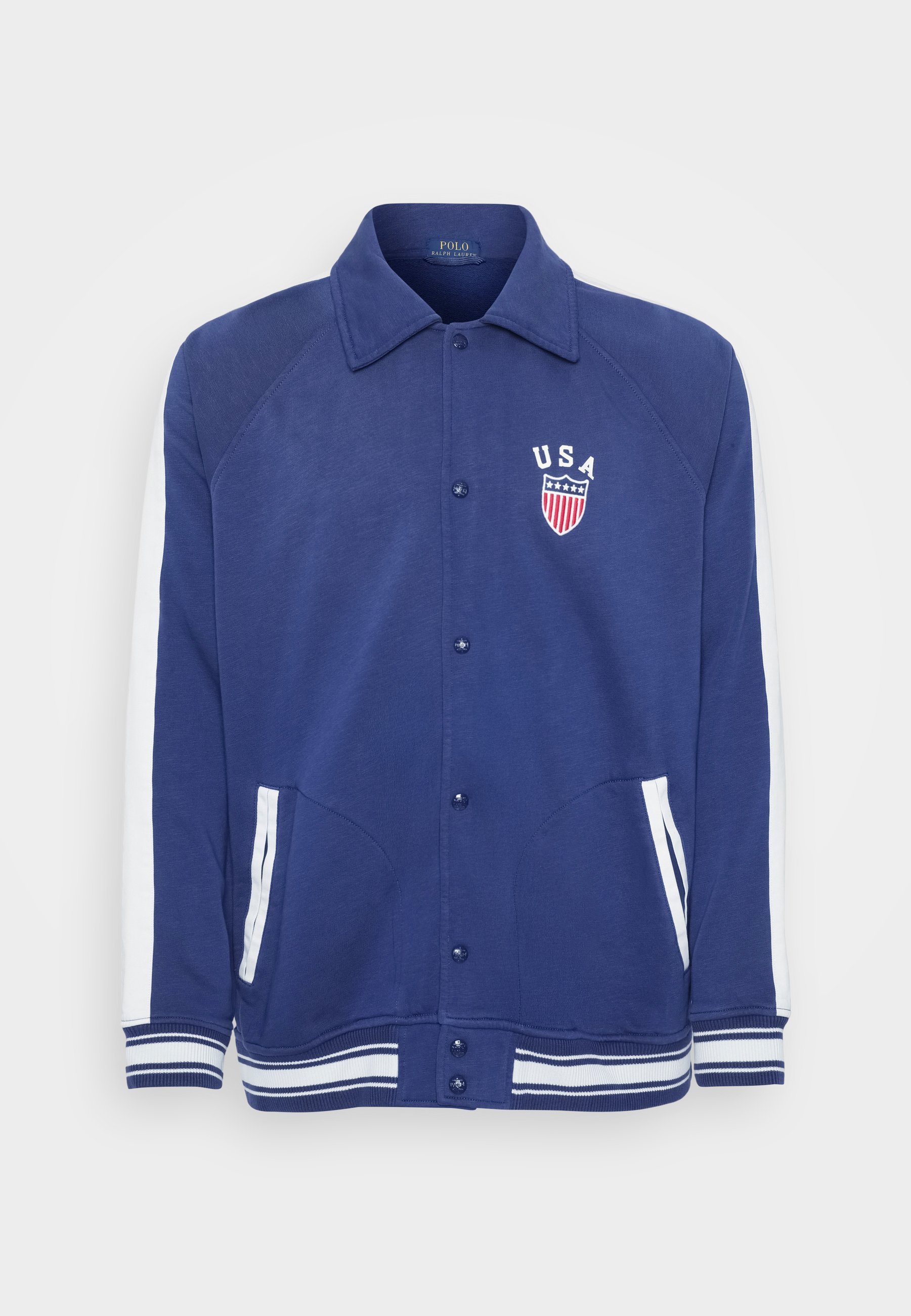 Veste polaire à motif Polo Ralph Lauren grandes tailles - Sweat-shirt zippé - bleu foncé