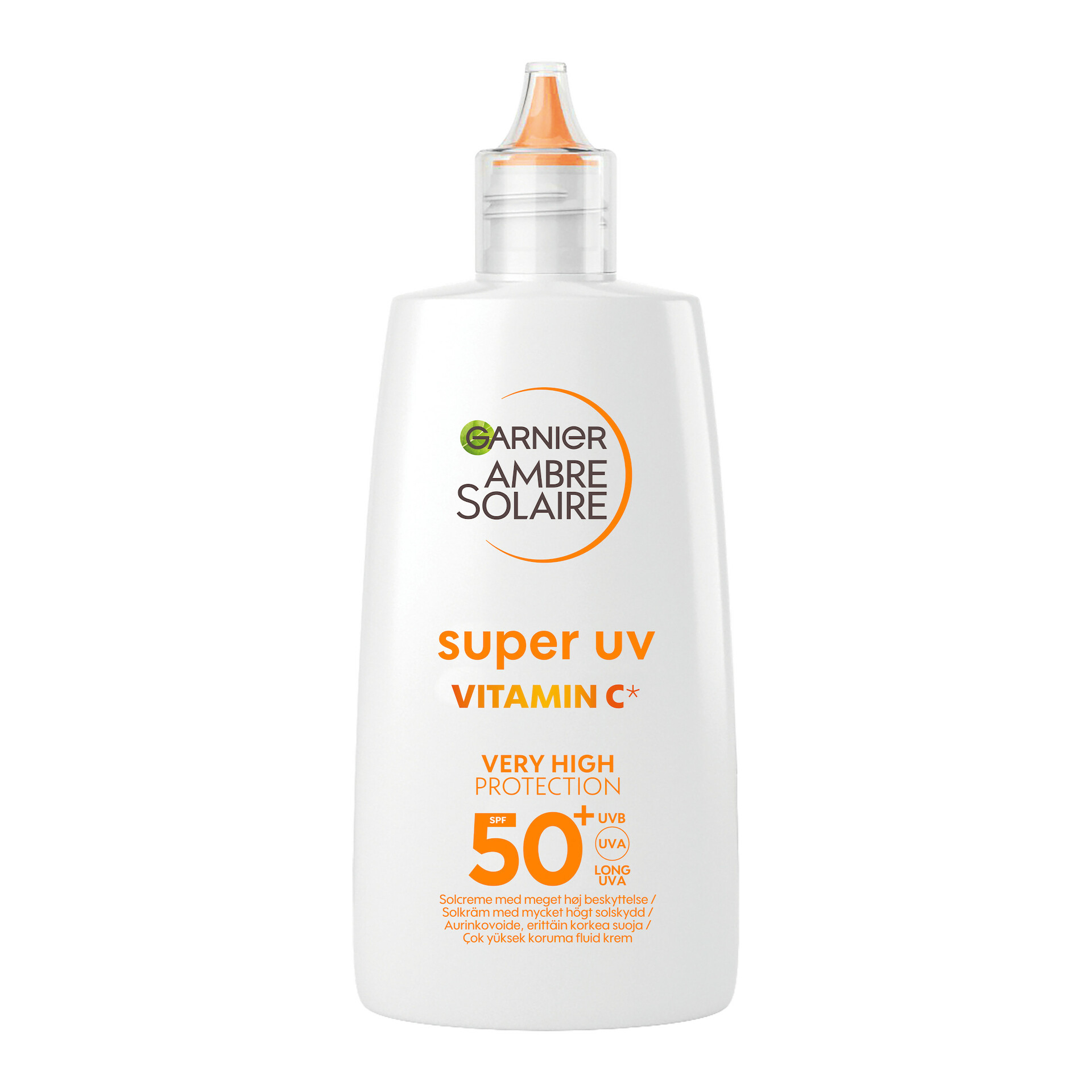 Ambre Solaire Super UV C vitaminos sötét foltok elleni folyékony SPF50+ 40 ml - Garnier