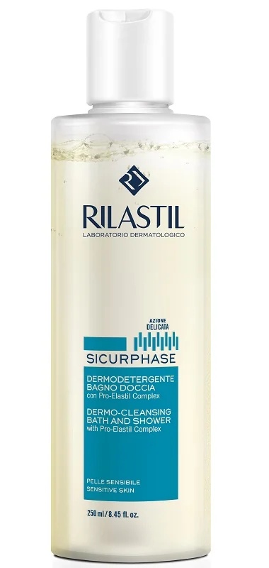 RILASTIL Rilastil Sicurphase αφρόλουτρο 250 ml με σύμπλεγμα Pro-Elastil