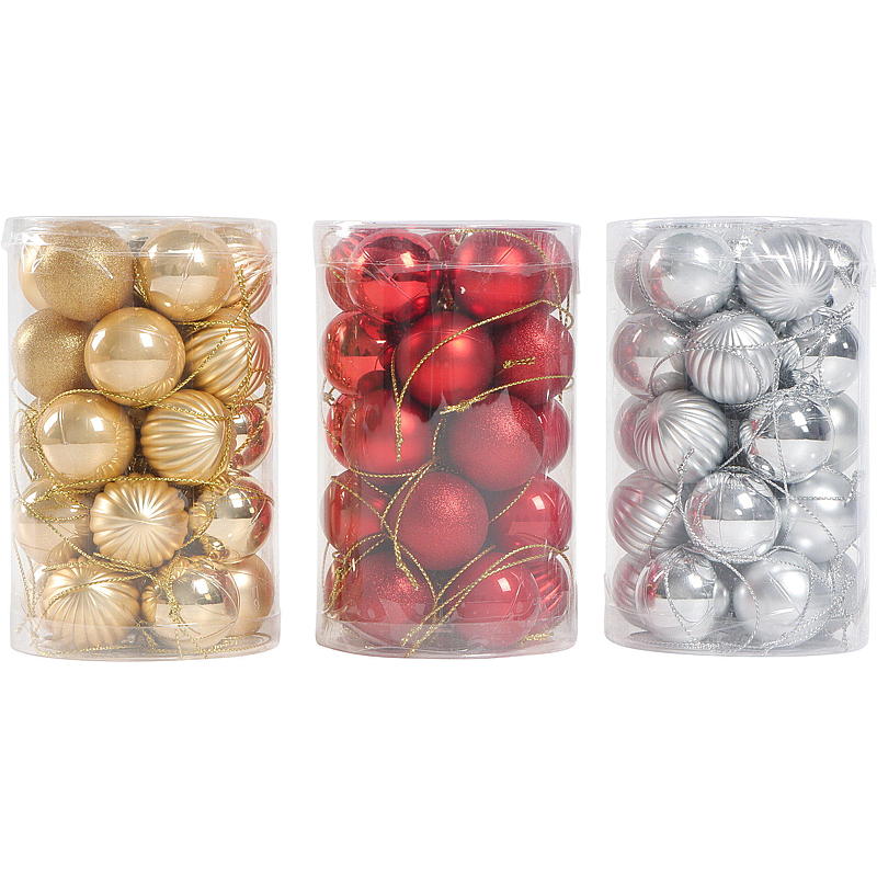 Weihnachtskugeln für Zuhause, 25 Stück, 3 cm