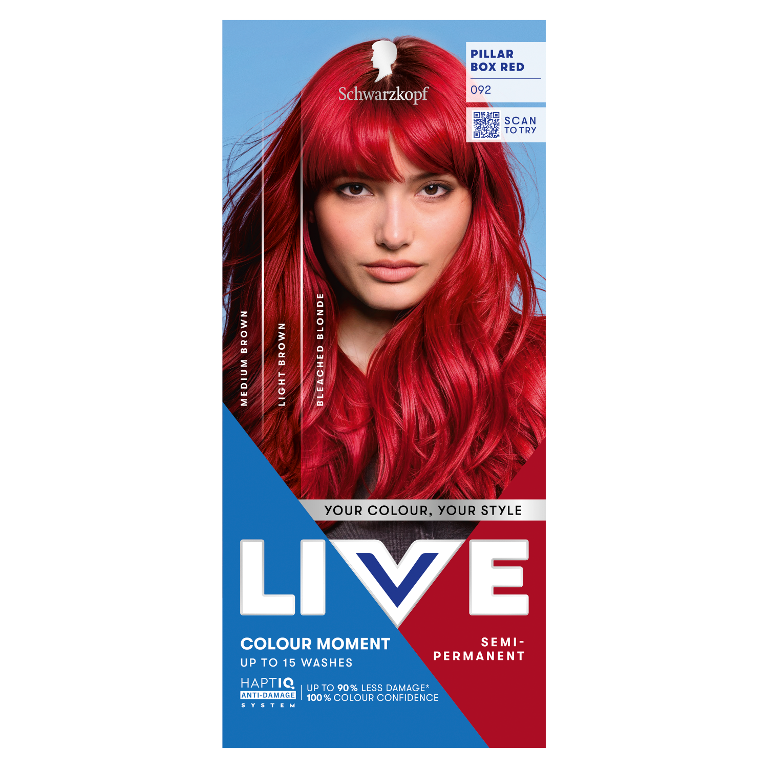 Schwarzkopf hårfärg 092 klarröd Live